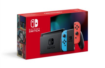 Consola Nintendo Switch azul neón/roja