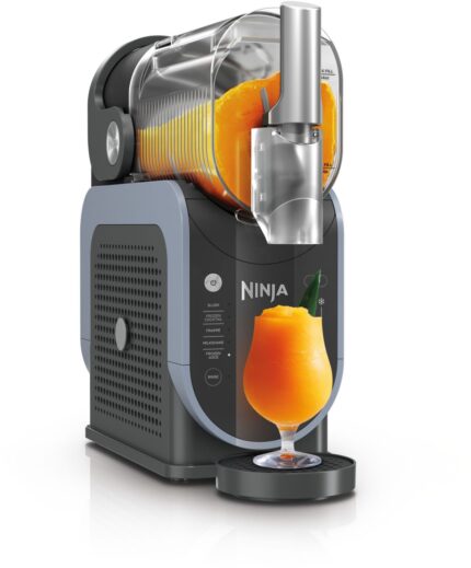 Máquina de granizados NINJA Slushi FS301EU: Granizados, cócteles helados, batidos, 5 programas, capacidad de 2,5 L, función de mantenimiento de frío de 12 horas.