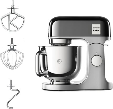 Robot de repostería KENWOOD KMX760BC Kmix, color negro brillante.