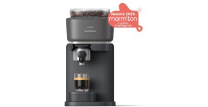 Cafetera espresso PHILIPS Baristina BAR300/60, de grano a taza, color negro.
