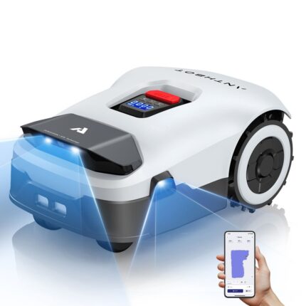 Cortacésped robótico ANTHBOT Genie 800, con cable perimetral inalámbrico, apto para áreas de hasta 800 m².
