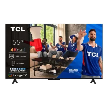 Televisor TCL 55P6K de 55" con resolución 4K UHD.