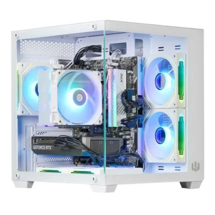 PC para juegos LYTEK WHITE - R5/16GB/480GB/RTX5050-6GB/W11 - Reacondicionado Grado A+